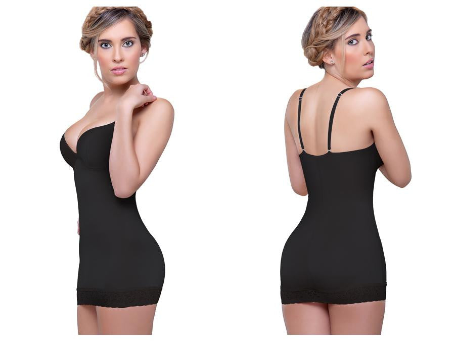 917 Abella Shaping Skirt Bodysuit w- Bra