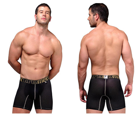 51373 Microfiber Mesh Boxer Briefs